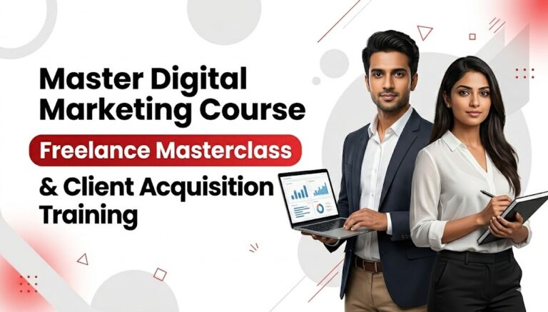 Master Digital Marketing Course – Includes Freelance Masterclass & Client Acquisition Training