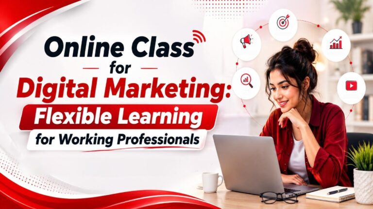 Online digital marketing course for working professionals